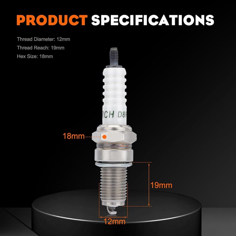 Hipa DPR8EA-9 Spark Plug for NGK Standard 4929 - Image 5